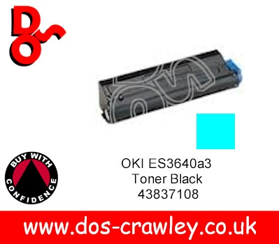 Toner Cyan, OKI ES3640a3, ES-3640a3, ES 3640a3, 43837107 Toner Cyan, OKI ES3640a3, ES-3640a3, ES 3640a3, 43837107